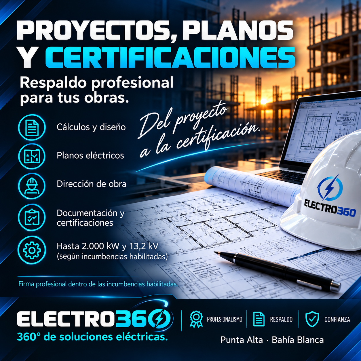Proyectos y certificaciones Electro360